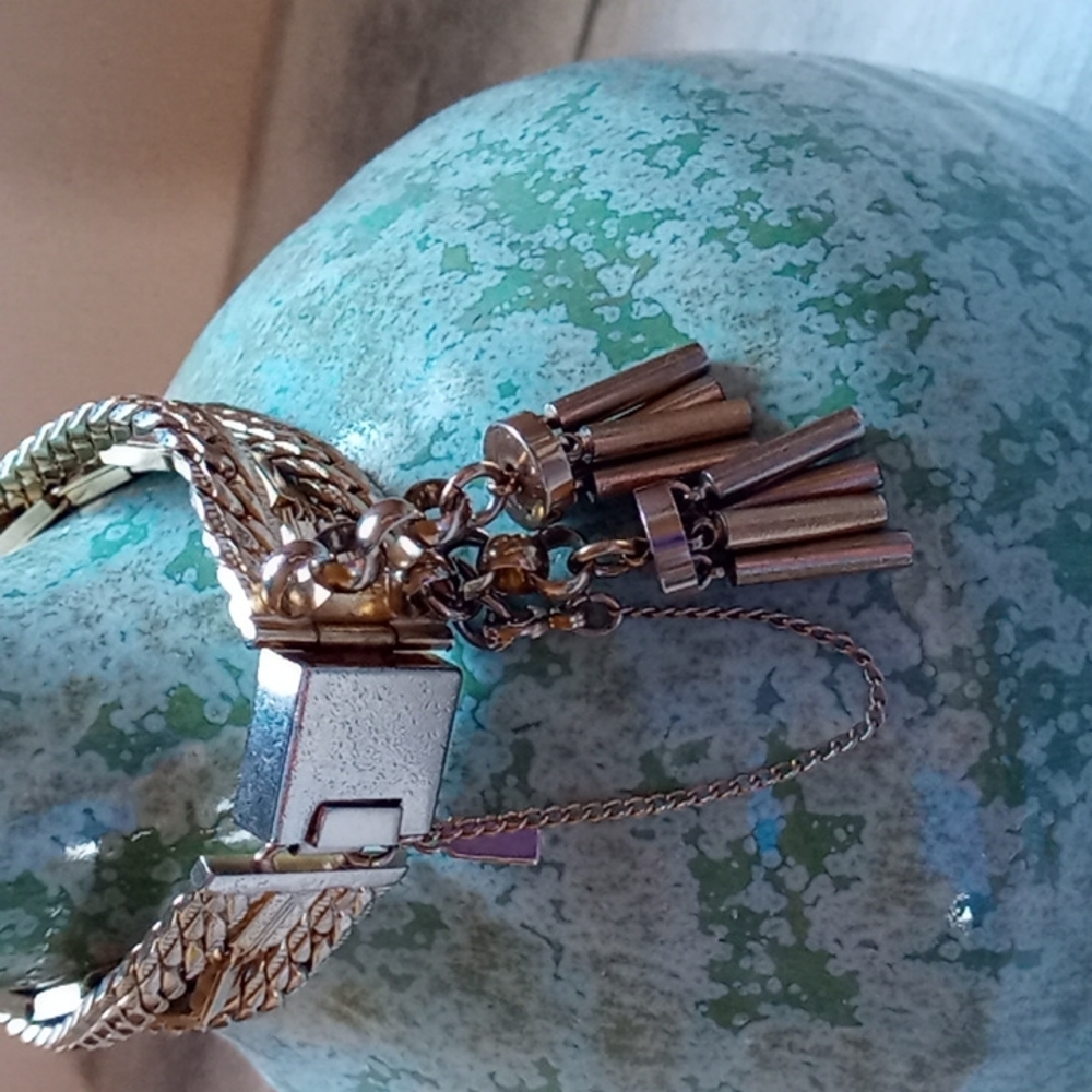 Monet Gold Tone Bracelet - Picture 8 of 8